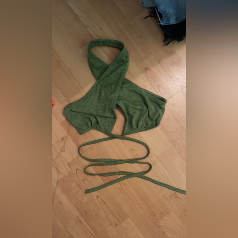 Wrap-Around Crop Top Cider